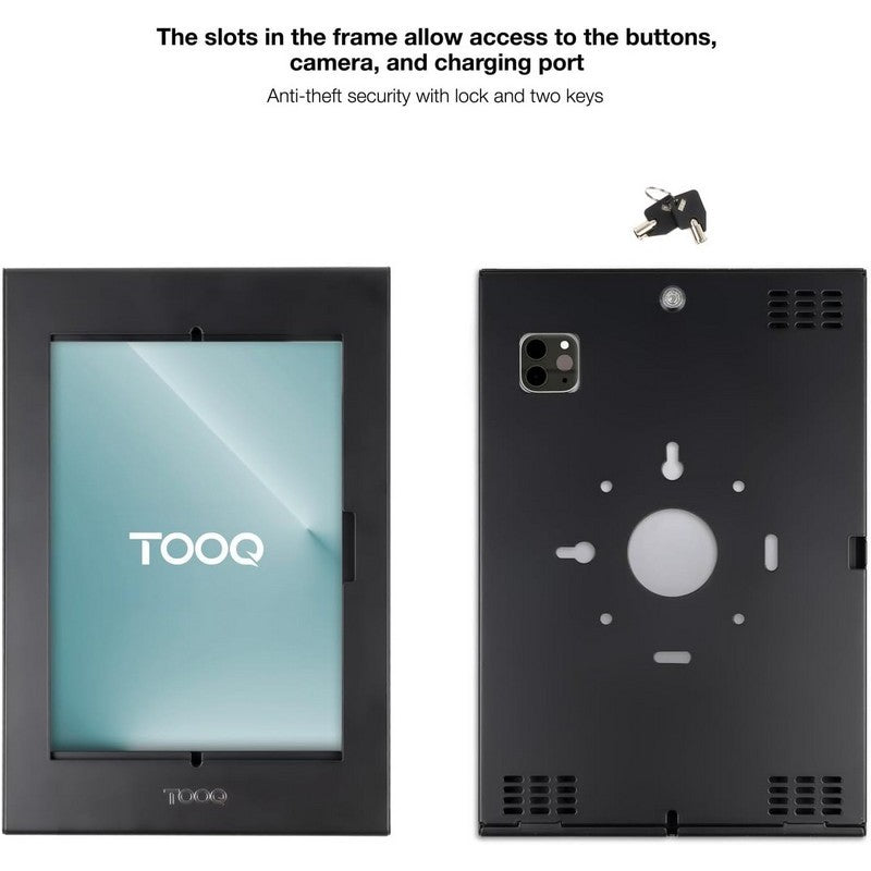 MARCO ANTIRROBO TOOQ TQATTE2601-S-B PARA TABLET 10.9"/11" BLACK