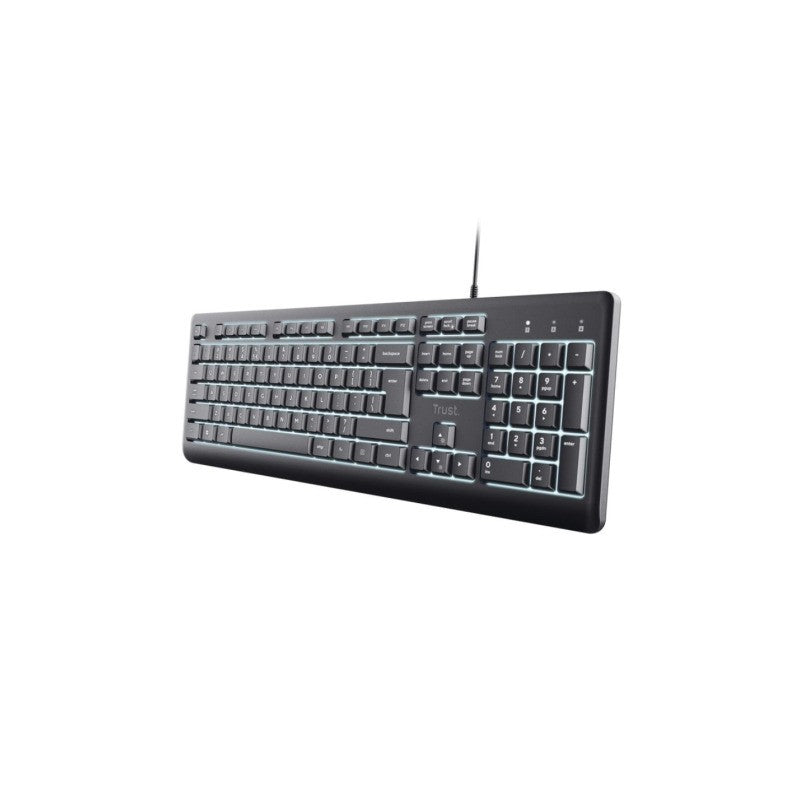 TECLADO TRUST PRIMO USB ILLUMINATED BLACK