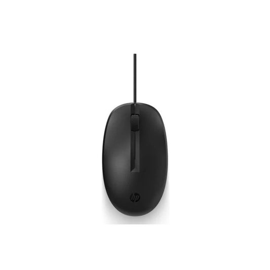 RATON HP 125 USB 1200DPI OPTICO BLACK