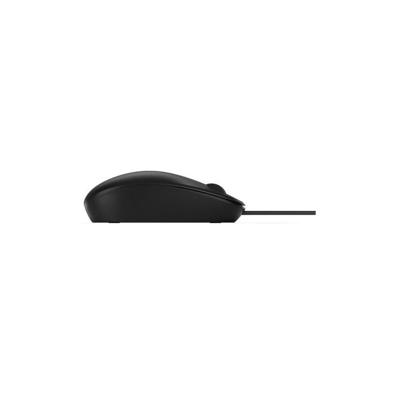 RATON HP 125 USB 1200DPI OPTICO BLACK