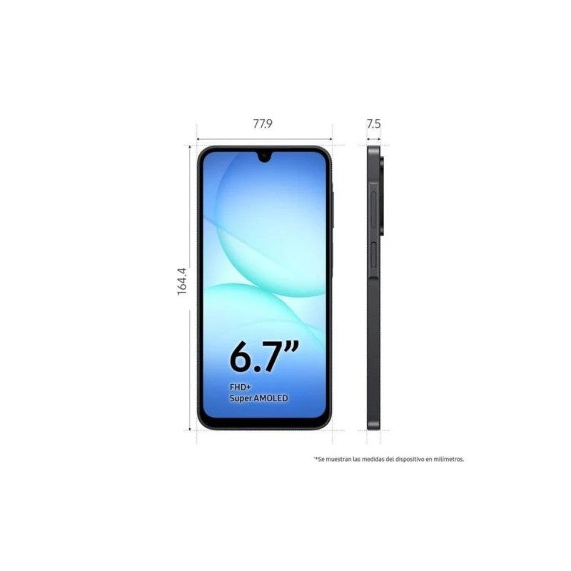 SMARTPHONE SAMSUNG GALAXY A17 6.7" 4GB/128GB/50MP/4G BLACK