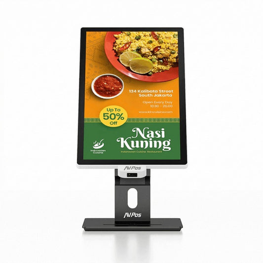 KIOSKO AUTOSERVICIO AVPOS DISPLAY COMPACT 22" I3 10TH/8GB/256GB/WIFI/2D