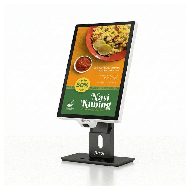 KIOSKO AUTOSERVICIO AVPOS DISPLAY COMPACT 22" I3 10TH/8GB/256GB/WIFI/2D/W11PRO