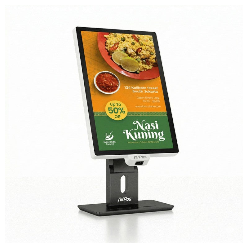 KIOSKO AUTOSERVICIO AVPOS DISPLAY COMPACT 22" I3 10TH/8GB/256GB/WIFI/2D/W11PRO