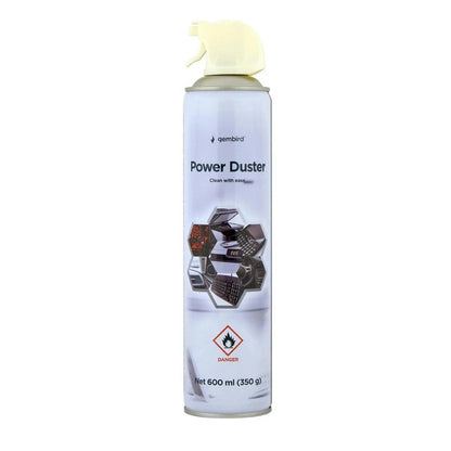 SPRAY LIMPIAPOLVO AIRE COMPRIMIDO GEMBIRD 600ML