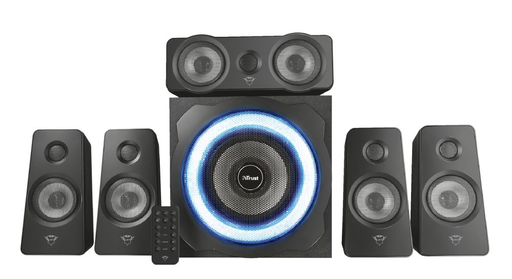 Altavoces Trust GXT658 Tytan 5.1 90W 3.5mm Negro(21738)