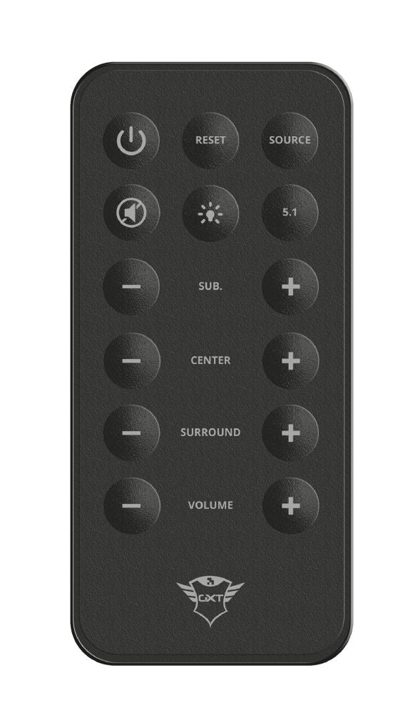 Altavoces Trust GXT658 Tytan 5.1 90W 3.5mm Negro(21738)