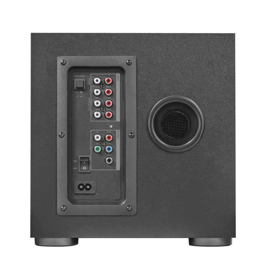 Altavoces Trust GXT658 Tytan 5.1 90W 3.5mm Negro(21738)