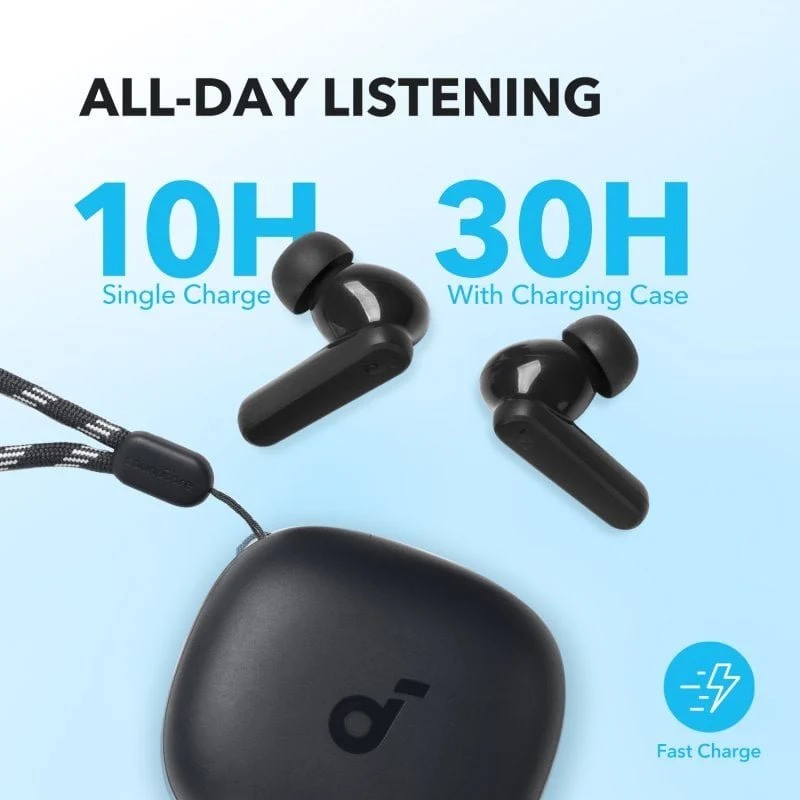 AURICULARES ANKER SOUNDCORE R50I NC IN EAR BLUETOOTH IPX5 BLACK