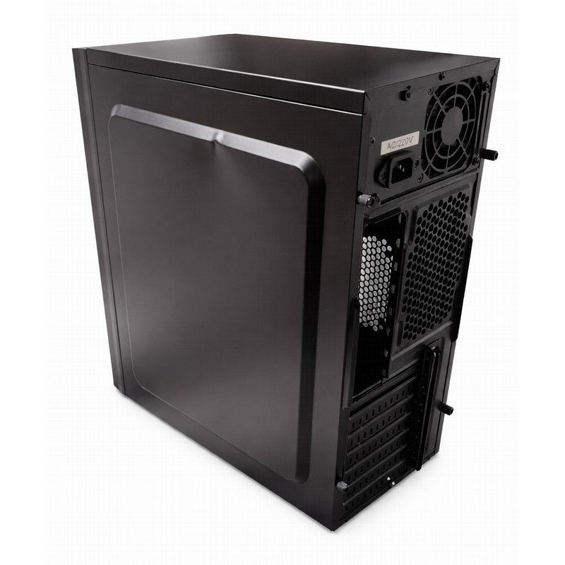 CAJA ORDENADOR NOX LITE 010 ATX DVD BLACK + FUENTE 500W ( CON DESPERFECTOS )
