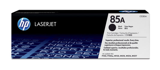 HP CE285A Negro Cartucho de Toner Original - 85A. 1.600 Paginas