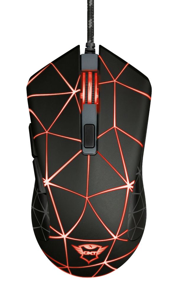 Ratón Gaming Trust GXT133 LOCX Óptico USB Negro (22988)
