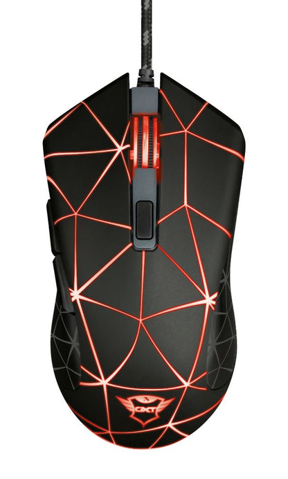 Ratón Gaming Trust GXT133 LOCX Óptico USB Negro (22988)