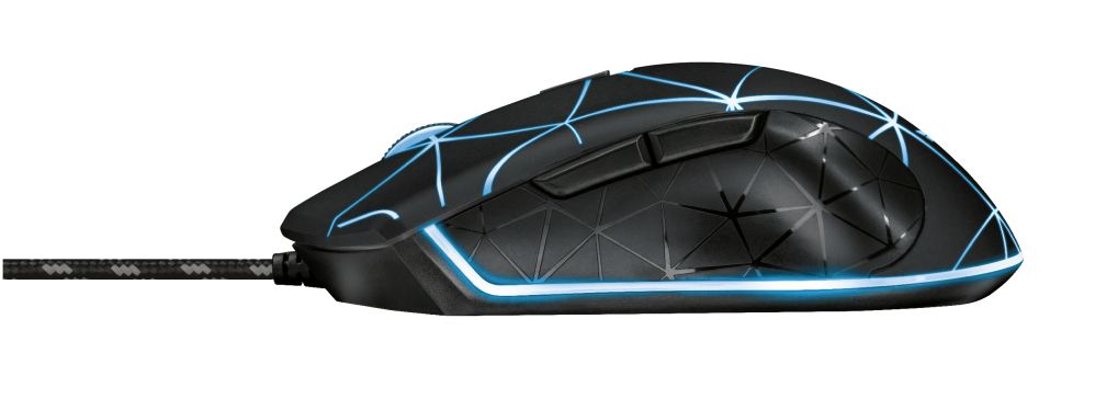 Ratón Gaming Trust GXT133 LOCX Óptico USB Negro (22988)