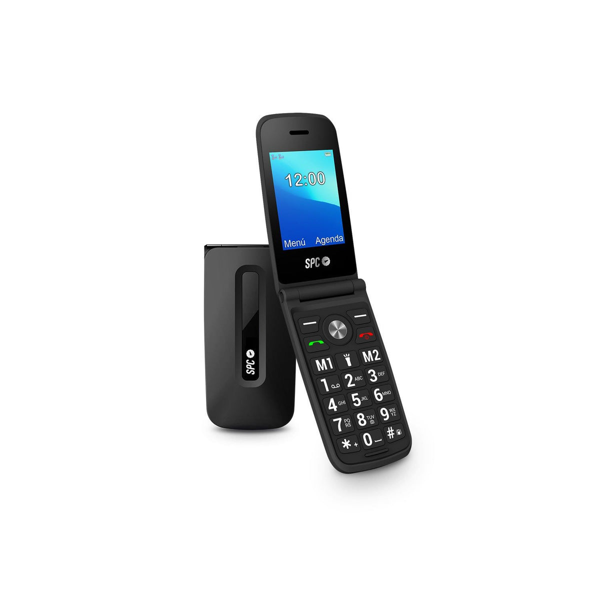 Teléfono Móvil SPC Titan Personas Mayores Negro (2325N)