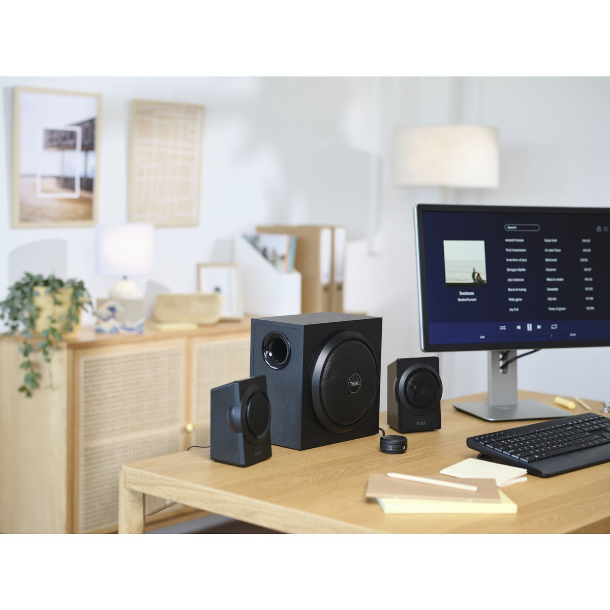 Altavoz Trust Yuri 2.1 60W con Subwoofer Negro (23696)