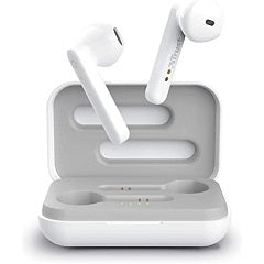 Auriculares intrauditivo primo con microfono y estuche de carga bluetooth blanco