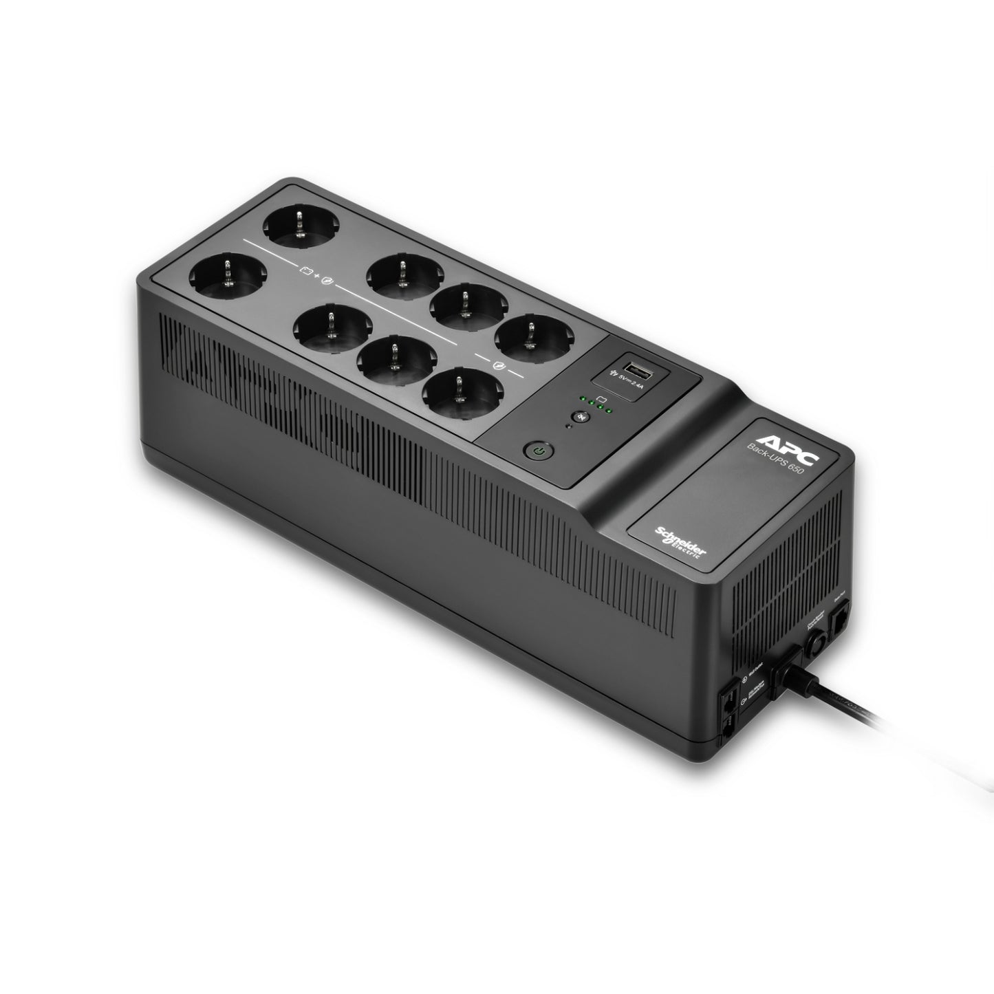 UPS APC 650VA 400W 8xSchuko Black (BE650G2-SP)