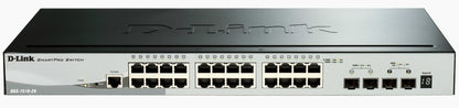 Switch D-Link 24xRJ45 GbE 4SFP+ Rack (DGS-1510-28X)