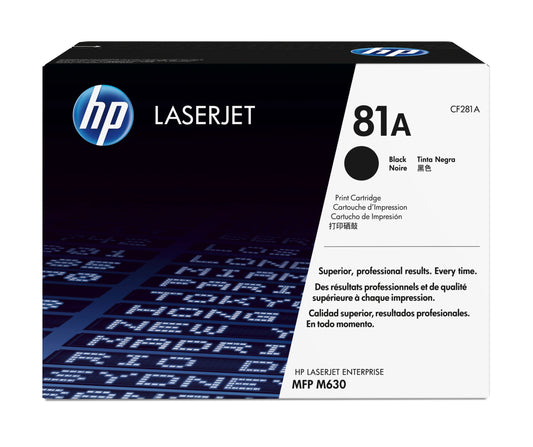 Toner HP LaserJet 81A Negro 10500 páginas (CF281A)