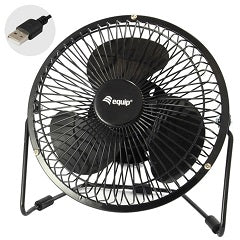 Refrigeracion por aire ventilador conexion USB-A de 6' color negro