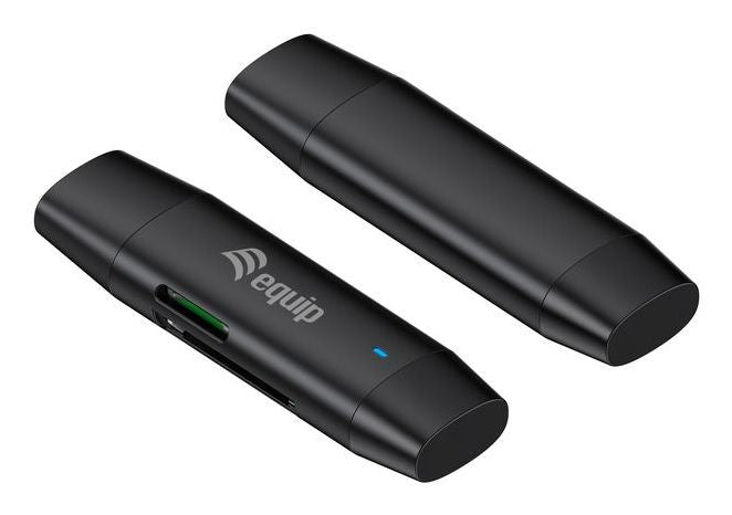 Lector de Tarjetas EQUIP USB-A/USB-C Negro (245462)