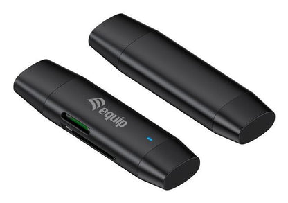 Lector de Tarjetas EQUIP USB-A/USB-C Negro (245462)
