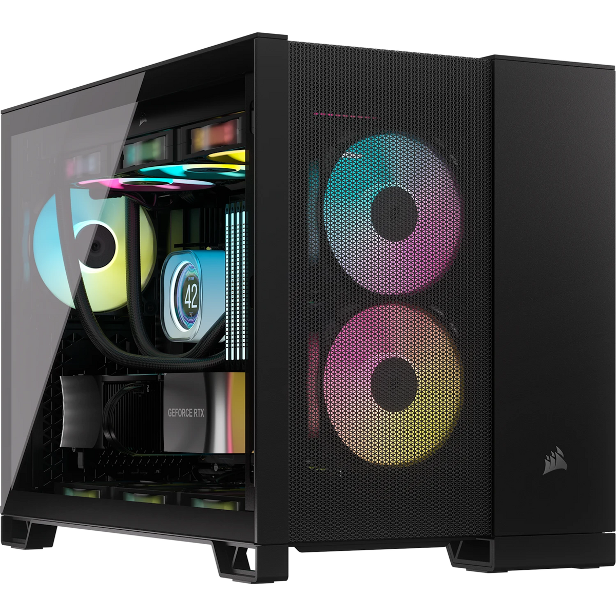 Caja Corsair 2500D Airflow mATX Negra (CC-9011263-WW)