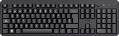 Teclado Trust Ody II Wireless Negro (25013)