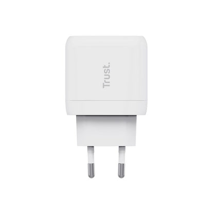Cargador Trust Maxo 1xUSB-C 45W Pared Blanco (25138)