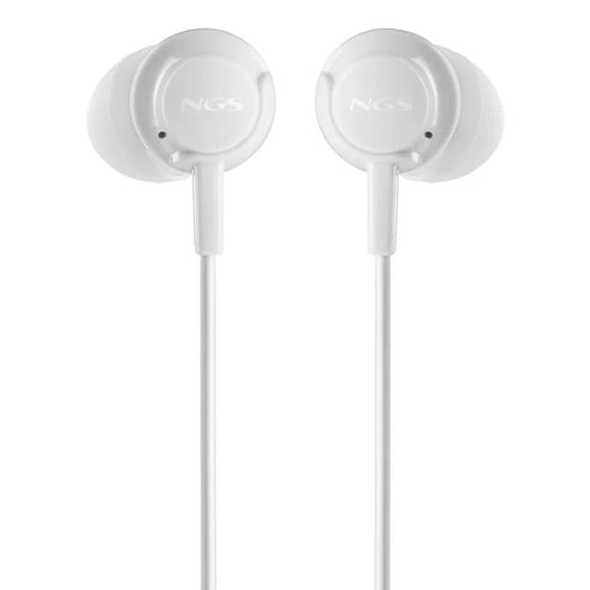 AURICULARES + MICROFONO NGS DRIFT IN EAR JACK 3,5MM WHITE