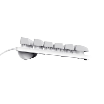 TECLADO + RATON WIRELESS + ALFOMBRILLA TRUST GXT 794W GAMING BUNDLE WHITE (25233)