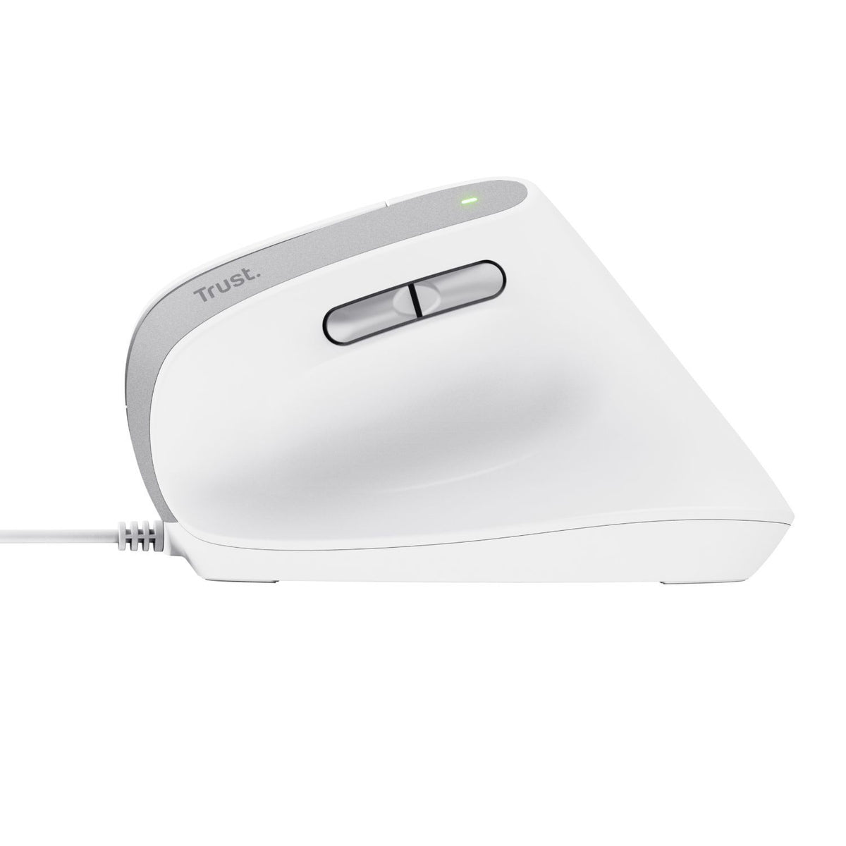 Ratón Vertical Trust Bayo II Óptico USB-A Blanco(25397)