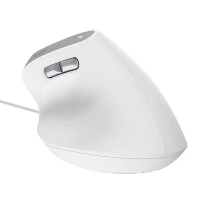 Ratón Vertical Trust Bayo II Óptico USB-A Blanco(25397)