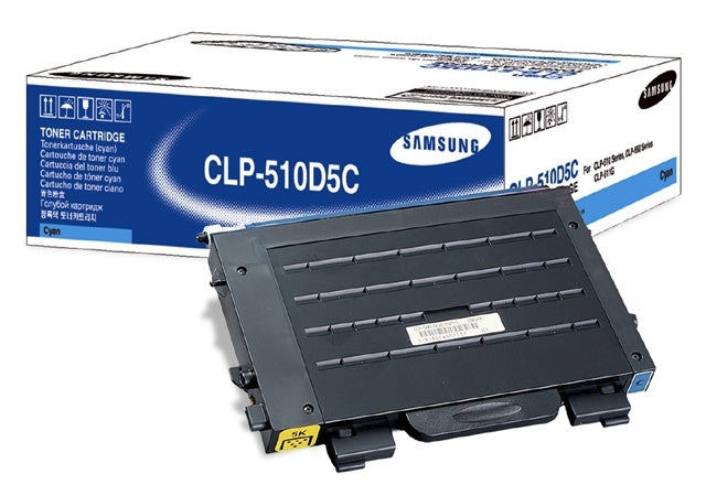 Toner Samsung Laser Cian 5000 páginas (CLP-510D5C)