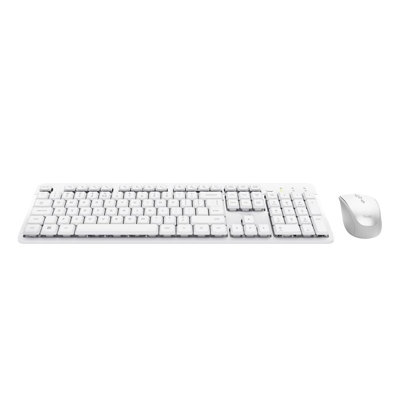 Teclado+Raton TRUST ODY II Wireless Blanco (25467)