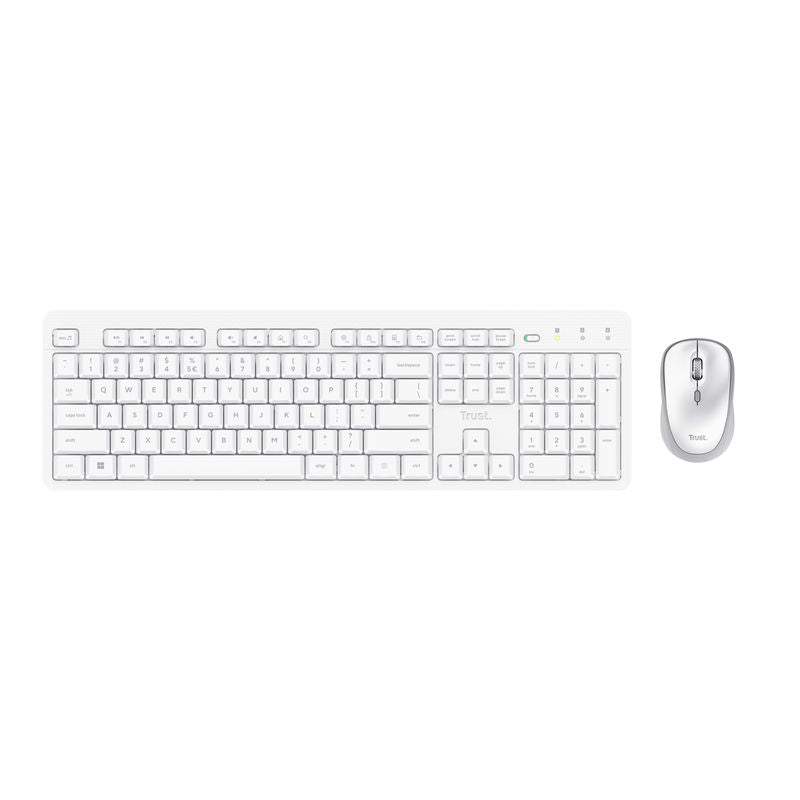 Teclado+Raton TRUST ODY II Wireless Blanco (25467)