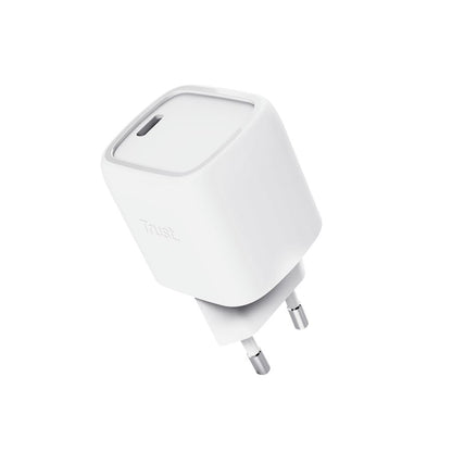 Cargador Pared Trust Maxo GaN 30W 1USB-C Blanco (25520)
