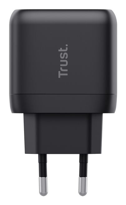 Cargador Pared Trust Maxo GaN 45W 1xUSB-C Negro (25521)
