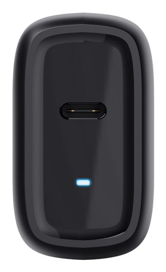 Cargador Pared Trust Maxo GaN 45W 1xUSB-C Negro (25521)