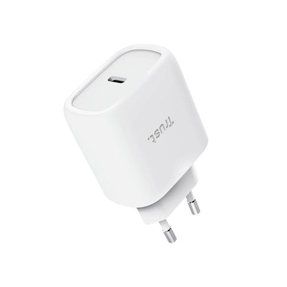 Cargador Pared Trust Maxo GaN 45W 1USB-C Blanco (25522)