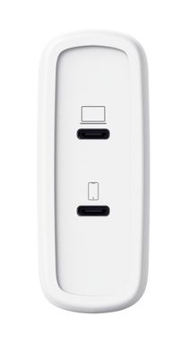 Cargador Trust Maxo GaN 100W 2xUSB-C Blanco (25528)