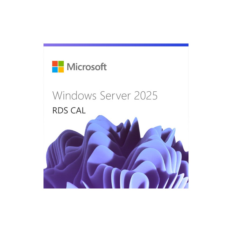 MICROSOFT WINDOWS 2025 SERVER RDS 1 USUARIO CAL