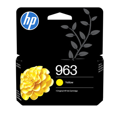 HP 963 Yellow Original Ink Cartridge - 3JA25AE. 700 Pages