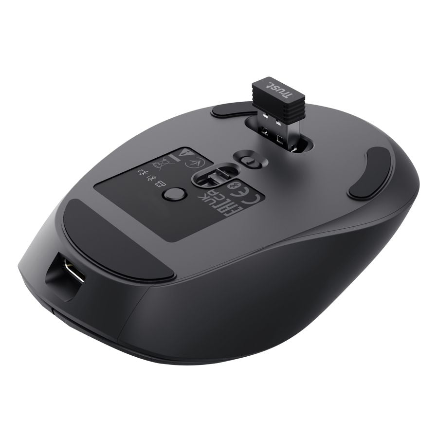 Ratón Trust Zevo RF Wireless/Bluetooth Negro (25991)