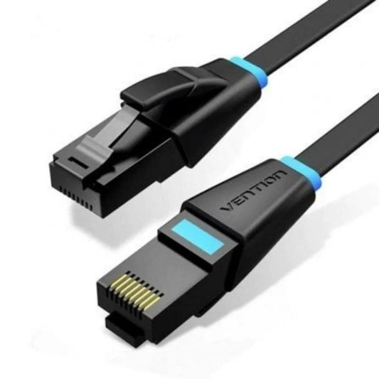 CABLE DE RED CAT.6 UTP 0.5M VENTION PLANO BLACK