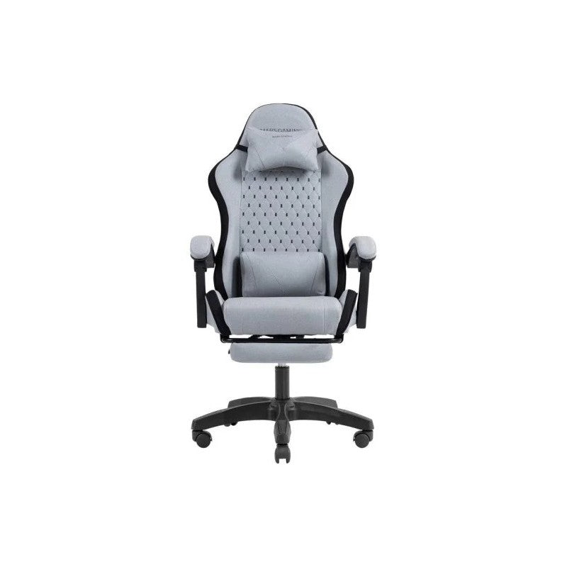 SILLA GAMING MARS GAMING MGC-X ERGONOMICO REPOSAPIES TELA PU SILVER/BLACK
