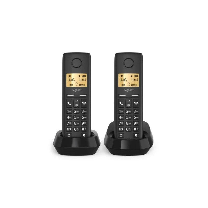 TELEFONO GIGASET BASIC 100 BLACK DUO