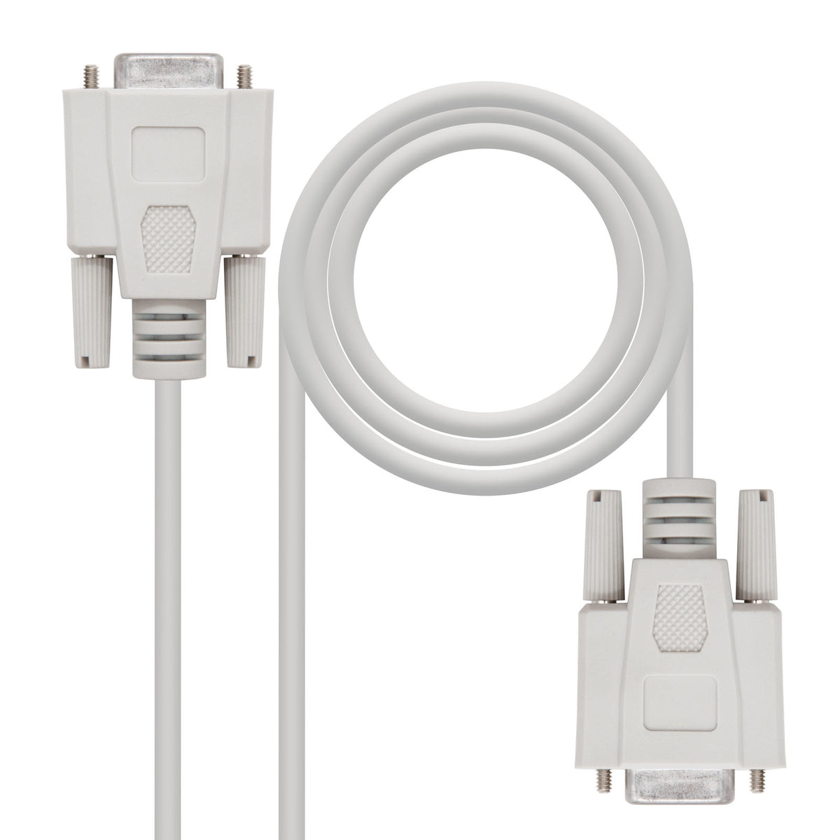 Nanocable DB9/H a DB9/H 1.8m Beige (10.14.0602)