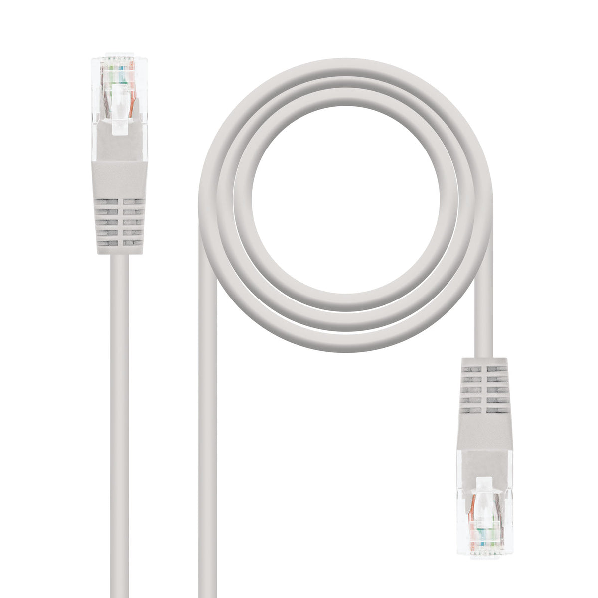 Nanocable RJ45 Cat.5e UTP AWG24 0.5m Gris (10.20.0100)